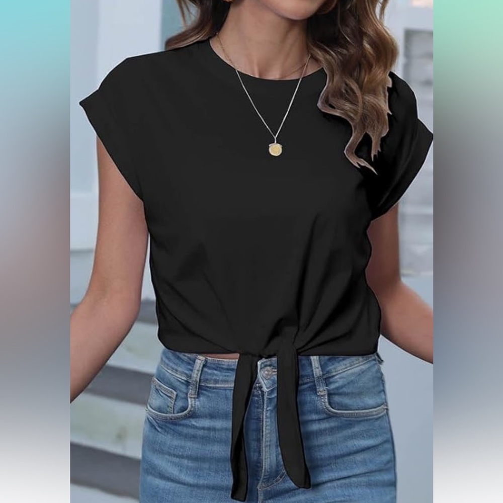 Black Crop Top